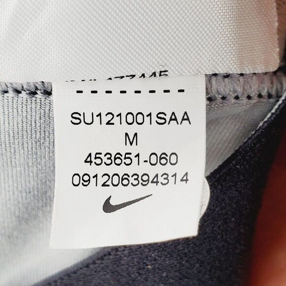 Nike Pro Womens Black White Striped Dri Fit Activewear Capri Pants Size Medium - Picture 7 of 9